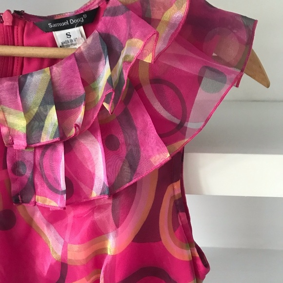 Samuel Dong | Women’s fuchsia bubble dress💗 - Picture 6 of 10